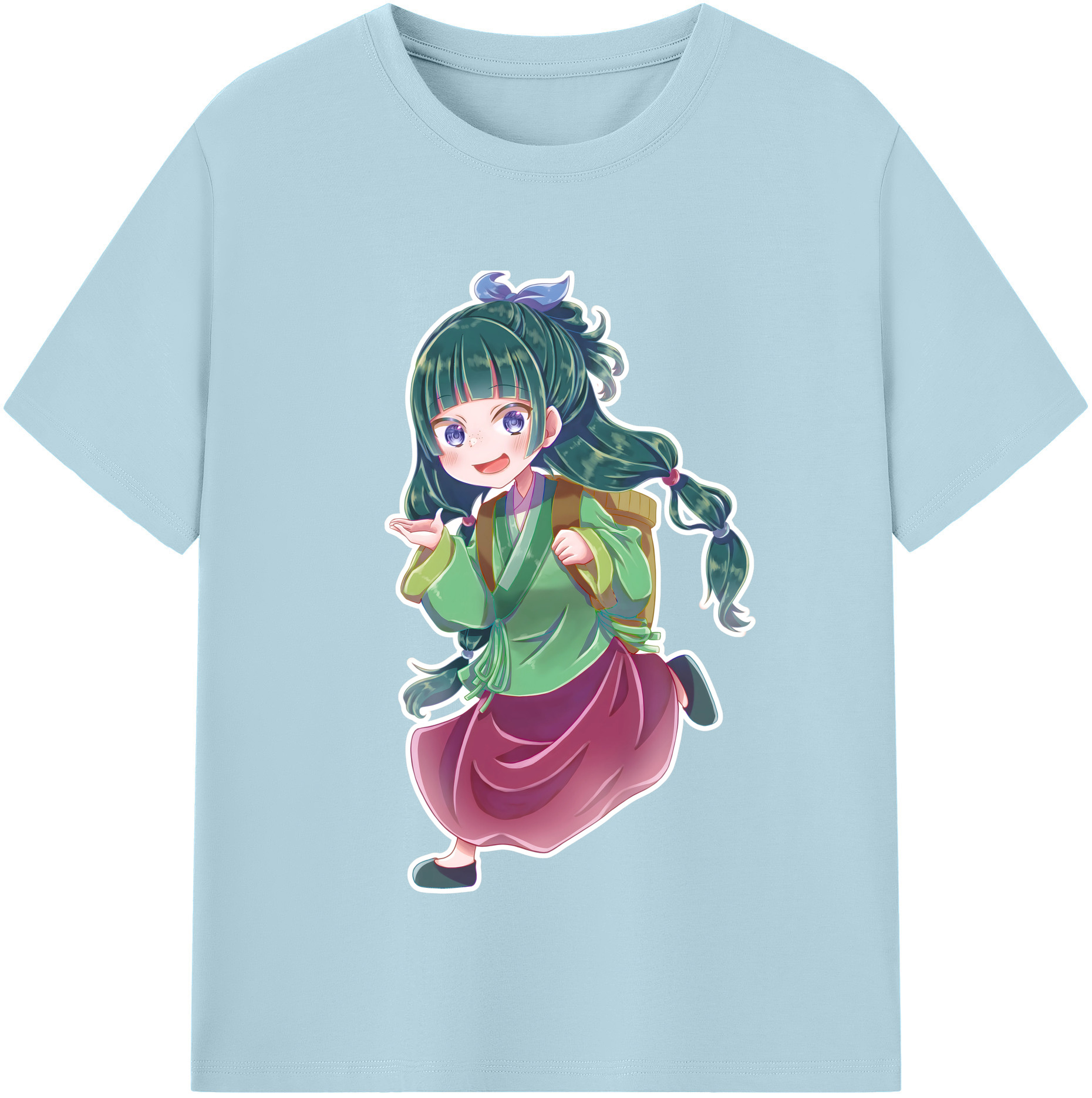 （画像用） 薬屋のひとりごと The Apothecary Diaries 綿100％半袖Tシャツ（フロントプリント）